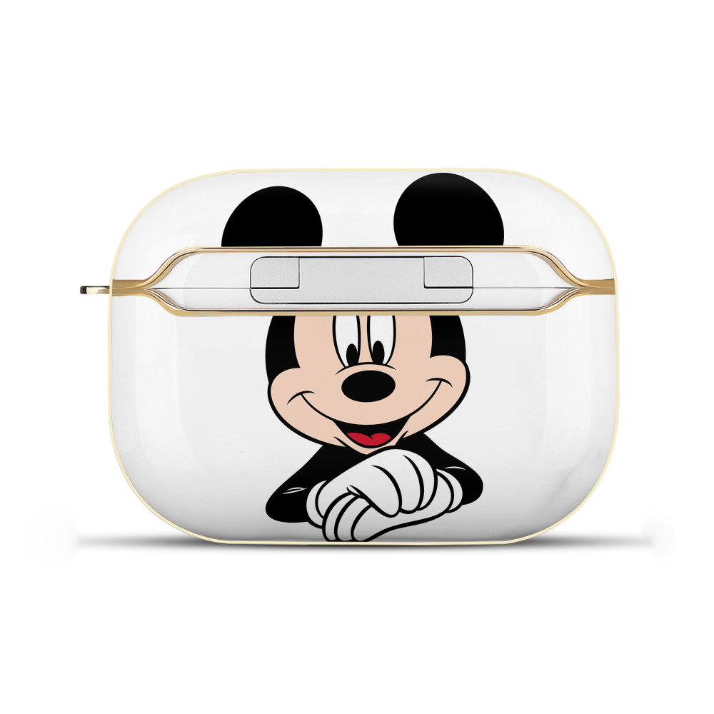 （画像用） ミッキーマウス Mickey Mouse 【AirPods Pro用】ハードシェル保護ケース｜耐衝撃・防指紋・カラビナ付き商品仕様
