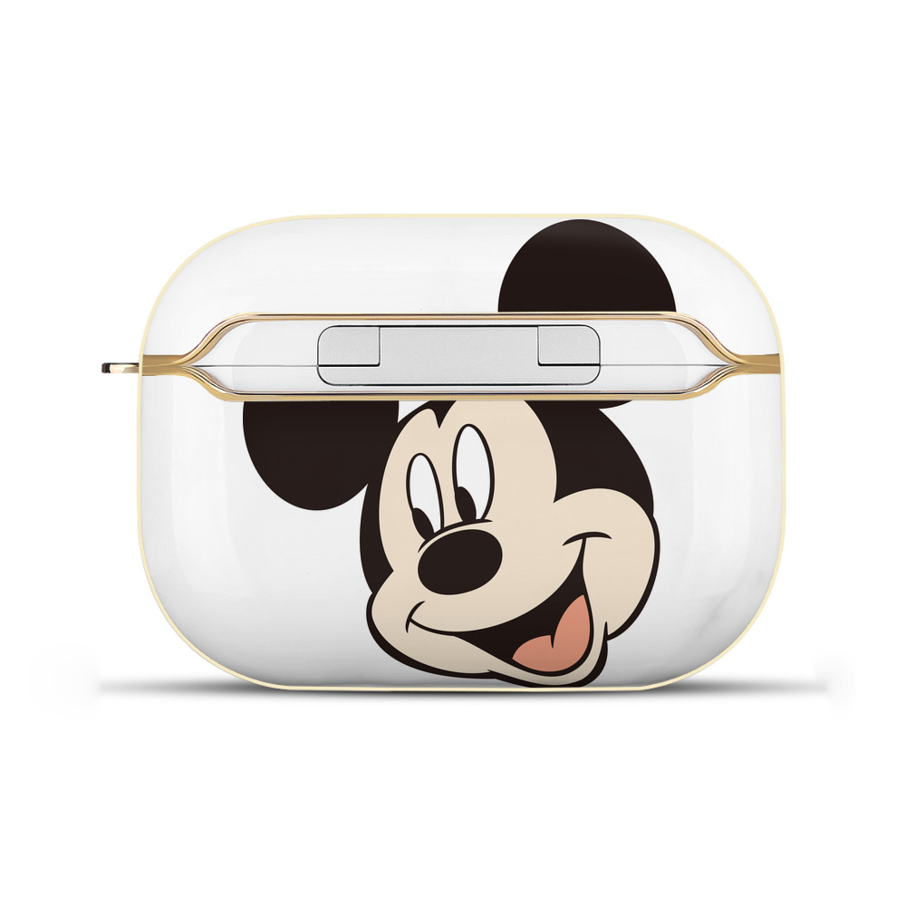 （画像用） ミッキーマウス Mickey Mouse 【AirPods Pro用】ハードシェル保護ケース｜耐衝撃・防指紋・カラビナ付き商品仕様