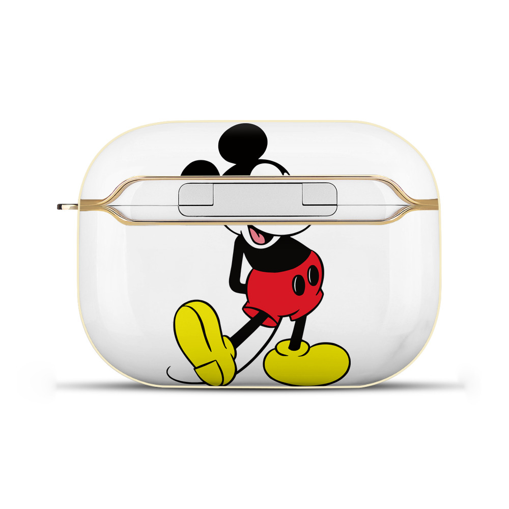 （画像用） ミッキーマウス Mickey Mouse 【AirPods Pro用】ハードシェル保護ケース｜耐衝撃・防指紋・カラビナ付き商品仕様