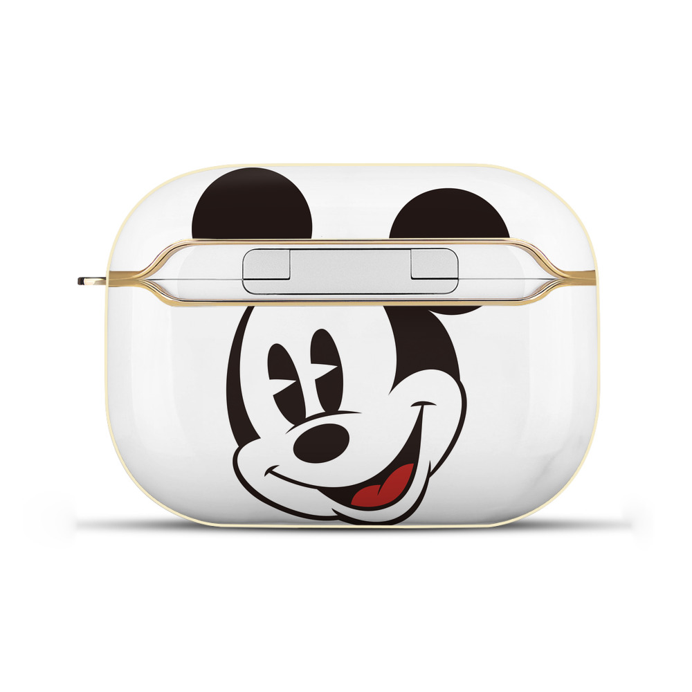 （画像用） ミッキーマウス Mickey Mouse 【AirPods Pro用】ハードシェル保護ケース｜耐衝撃・防指紋・カラビナ付き商品仕様