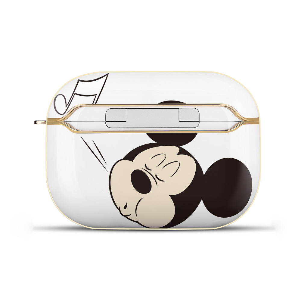 （画像用） ミッキーマウス Mickey Mouse 【AirPods Pro用】ハードシェル保護ケース｜耐衝撃・防指紋・カラビナ付き商品仕様