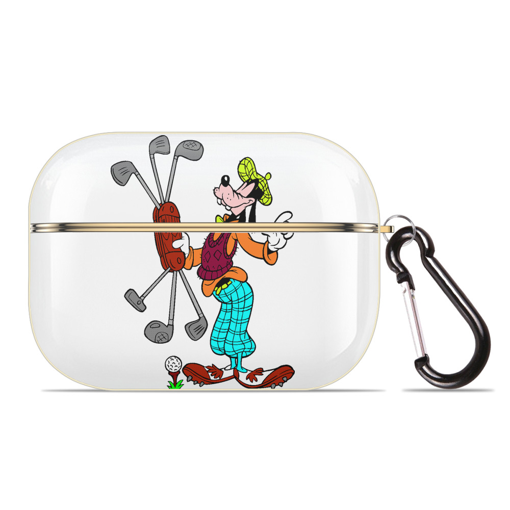 （画像用） ミッキーマウス Mickey Mouse 【AirPods Pro用】ハードシェル保護ケース｜耐衝撃・防指紋・カラビナ付き商品仕様