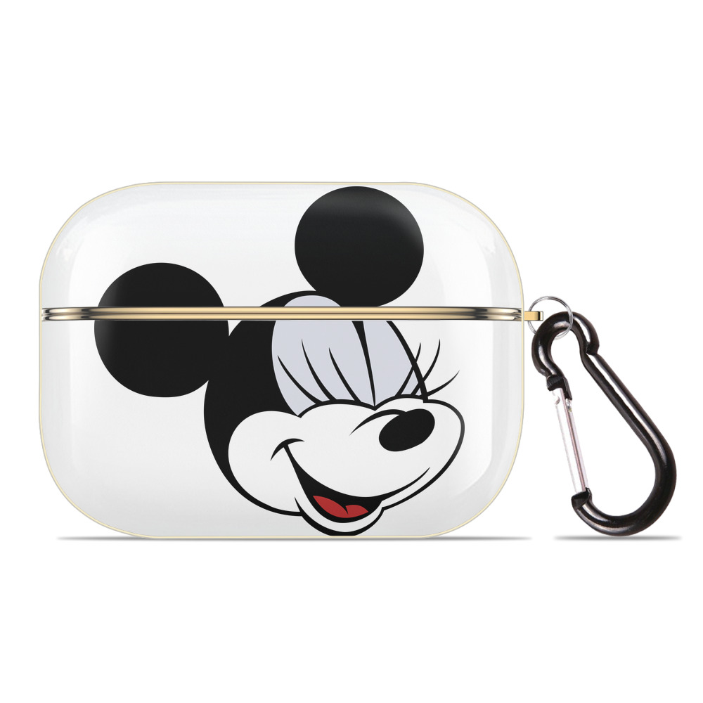（画像用） ミッキーマウス Mickey Mouse 【AirPods Pro用】ハードシェル保護ケース｜耐衝撃・防指紋・カラビナ付き商品仕様