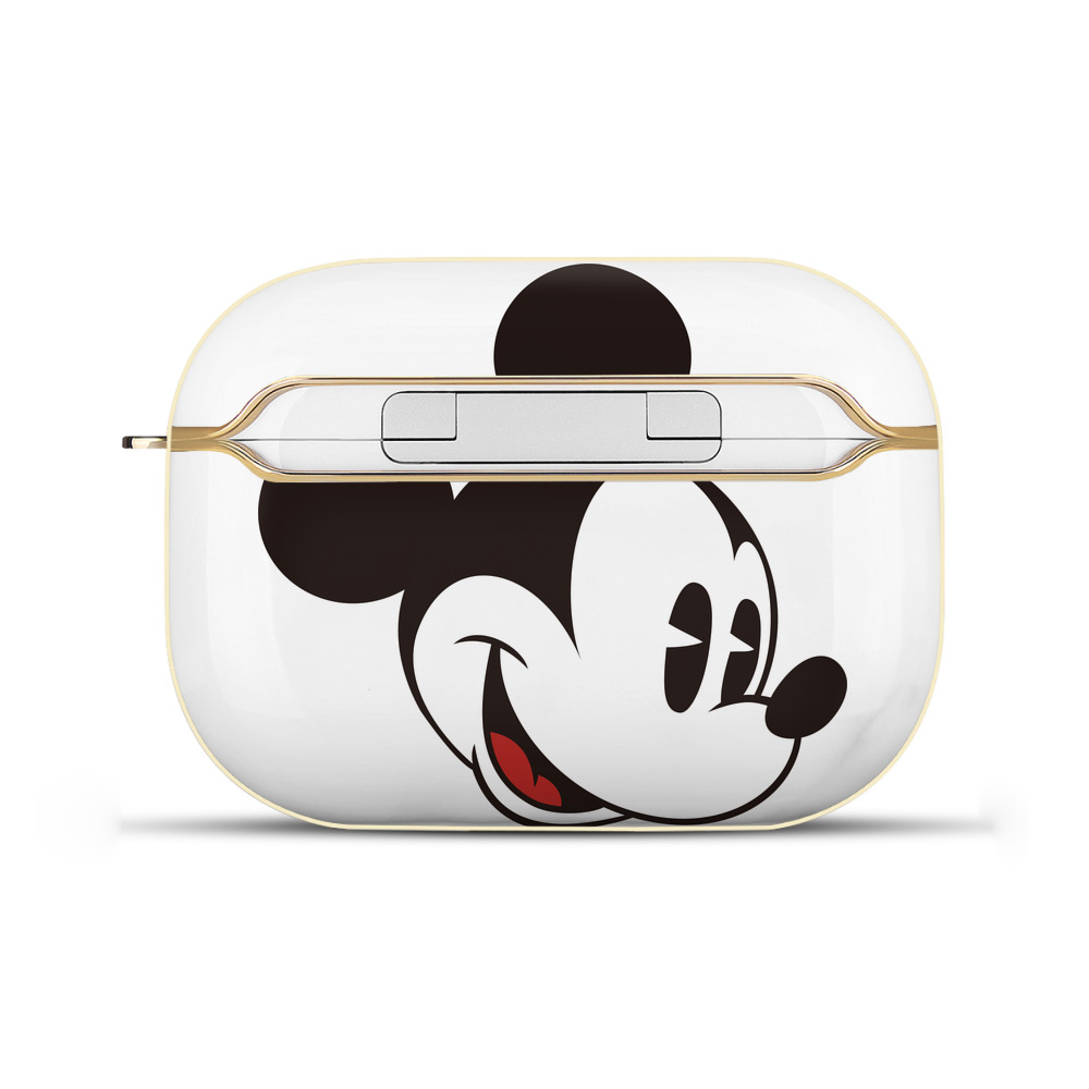 （画像用） ミッキーマウス Mickey Mouse 【AirPods Pro用】ハードシェル保護ケース｜耐衝撃・防指紋・カラビナ付き商品仕様