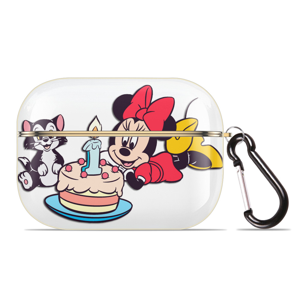 （画像用） ミッキーマウス Mickey Mouse 【AirPods Pro用】ハードシェル保護ケース｜耐衝撃・防指紋・カラビナ付き商品仕様