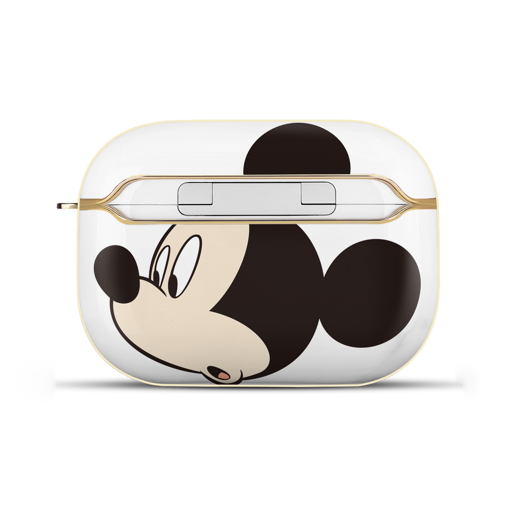 （画像用） ミッキーマウス Mickey Mouse 【AirPods Pro用】ハードシェル保護ケース｜耐衝撃・防指紋・カラビナ付き商品仕様