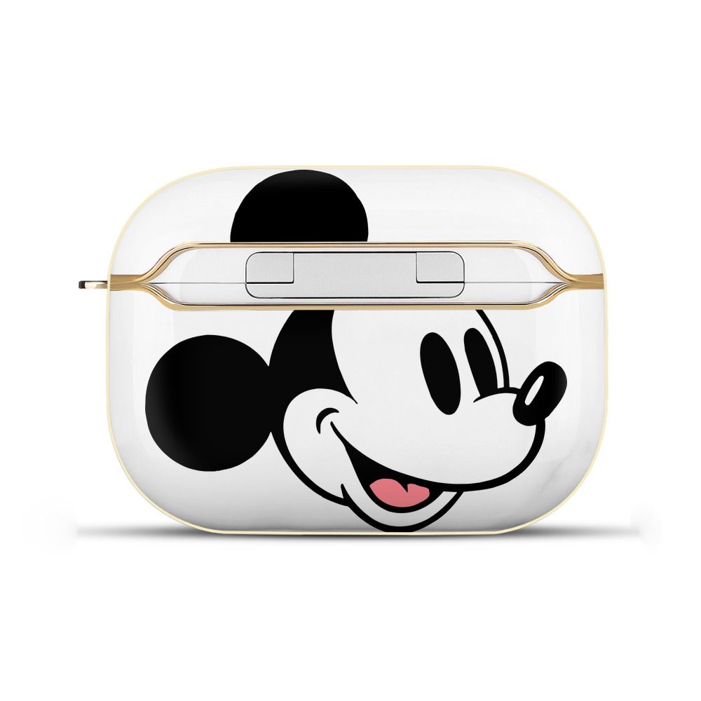 （画像用） ミッキーマウス Mickey Mouse 【AirPods Pro用】ハードシェル保護ケース｜耐衝撃・防指紋・カラビナ付き商品仕様