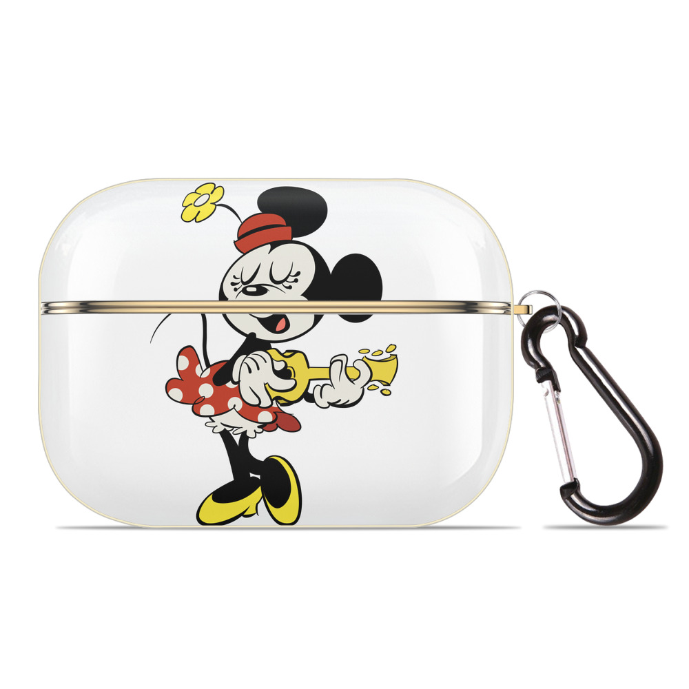 （画像用） ミッキーマウス Mickey Mouse 【AirPods Pro用】ハードシェル保護ケース｜耐衝撃・防指紋・カラビナ付き商品仕様