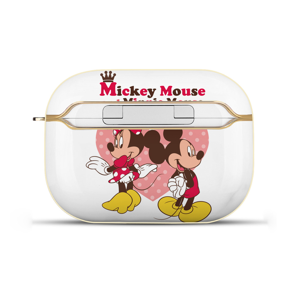 （画像用） ミッキーマウス Mickey Mouse 【AirPods Pro用】ハードシェル保護ケース｜耐衝撃・防指紋・カラビナ付き商品仕様