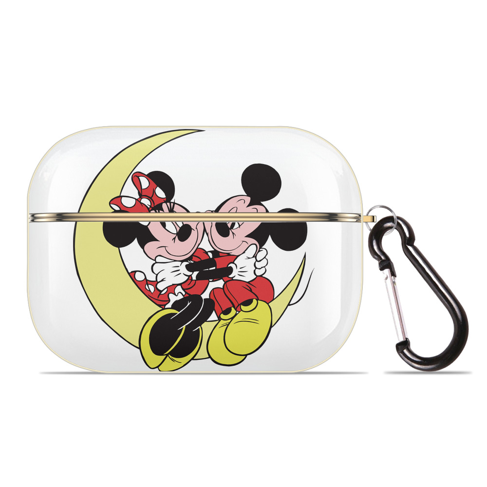（画像用） ミッキーマウス Mickey Mouse 【AirPods Pro用】ハードシェル保護ケース｜耐衝撃・防指紋・カラビナ付き商品仕様