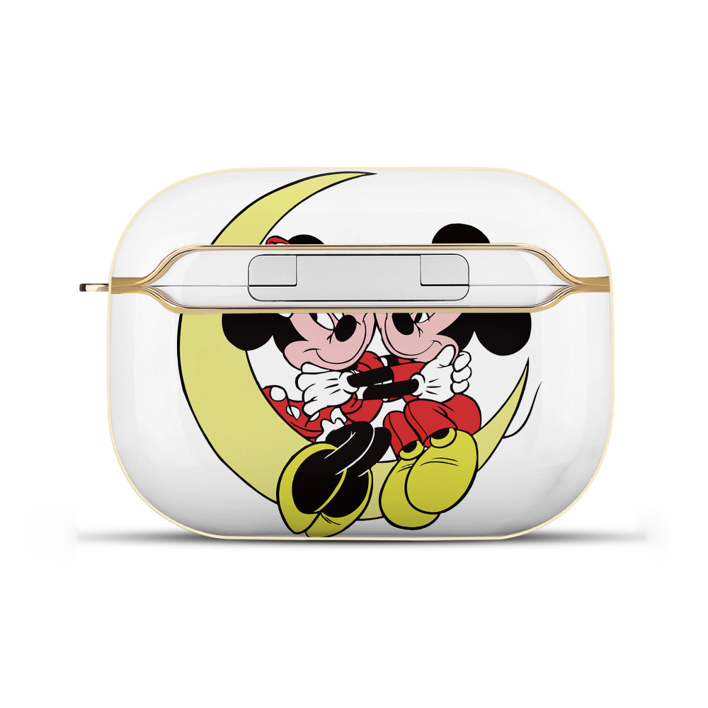 （画像用） ミッキーマウス Mickey Mouse 【AirPods Pro用】ハードシェル保護ケース｜耐衝撃・防指紋・カラビナ付き商品仕様