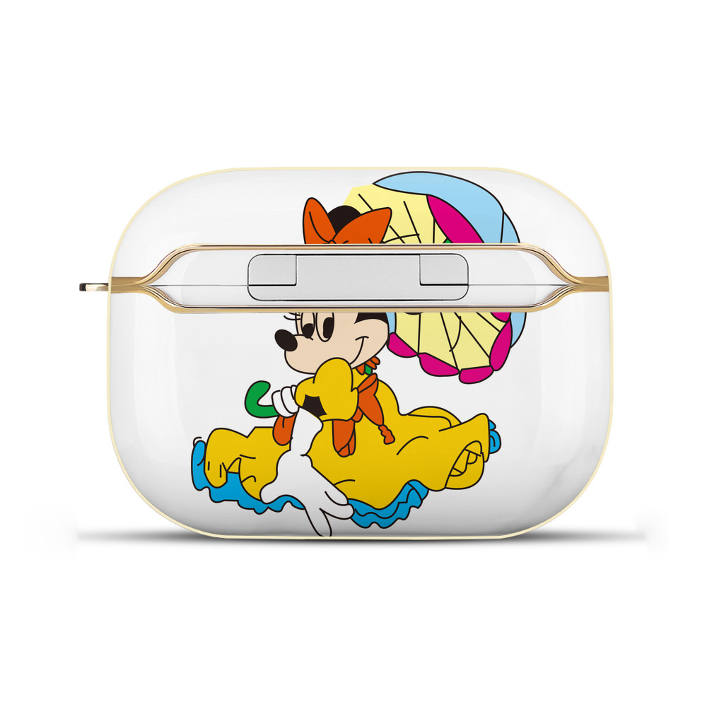 （画像用） ミッキーマウス Mickey Mouse 【AirPods Pro用】ハードシェル保護ケース｜耐衝撃・防指紋・カラビナ付き商品仕様