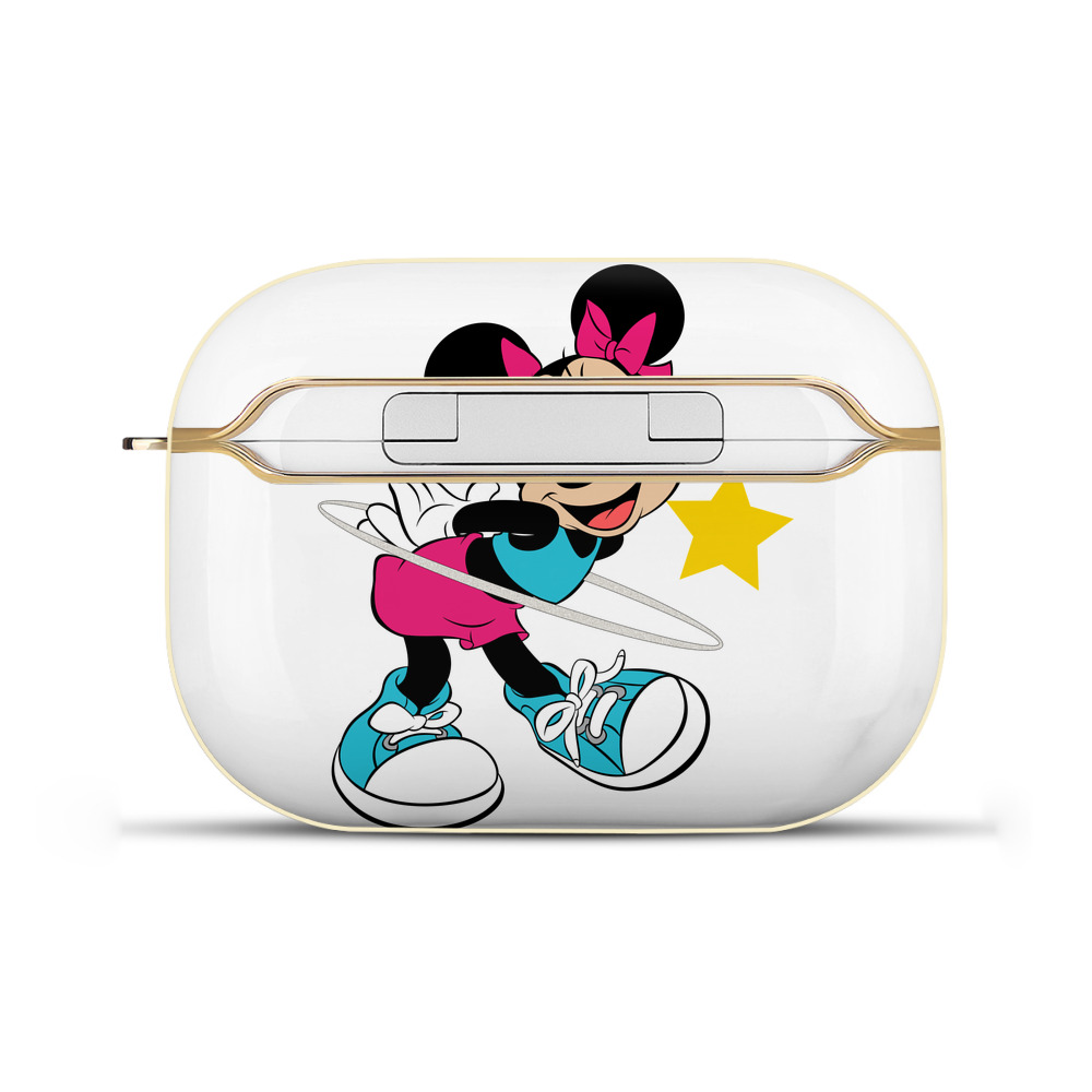 （画像用） ミッキーマウス Mickey Mouse 【AirPods Pro用】ハードシェル保護ケース｜耐衝撃・防指紋・カラビナ付き商品仕様