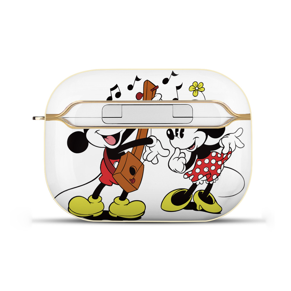 （画像用） ミッキーマウス Mickey Mouse 【AirPods Pro用】ハードシェル保護ケース｜耐衝撃・防指紋・カラビナ付き商品仕様