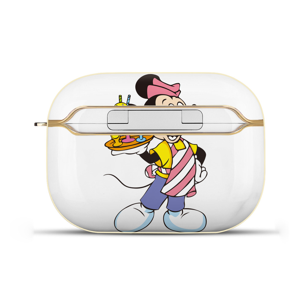 （画像用） ミッキーマウス Mickey Mouse 【AirPods Pro用】ハードシェル保護ケース｜耐衝撃・防指紋・カラビナ付き商品仕様