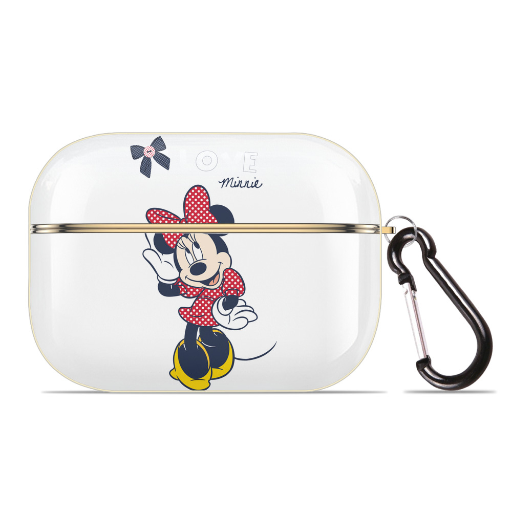 （画像用） ミッキーマウス Mickey Mouse 【AirPods Pro用】ハードシェル保護ケース｜耐衝撃・防指紋・カラビナ付き商品仕様