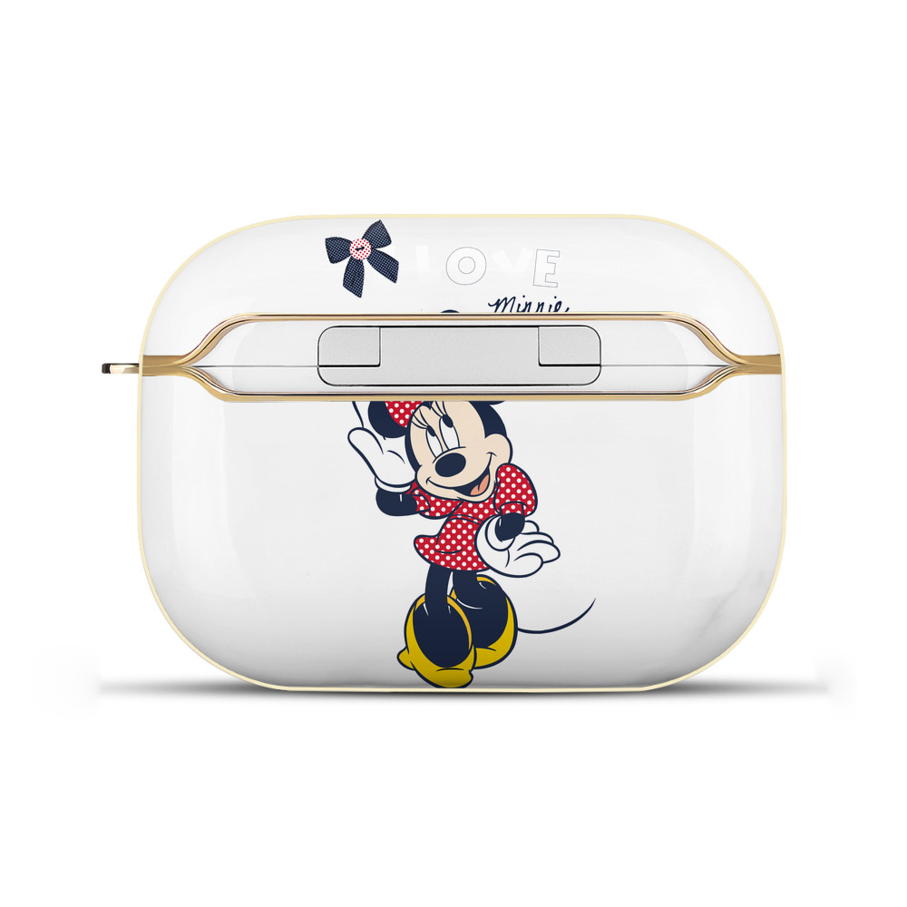 （画像用） ミッキーマウス Mickey Mouse 【AirPods Pro用】ハードシェル保護ケース｜耐衝撃・防指紋・カラビナ付き商品仕様