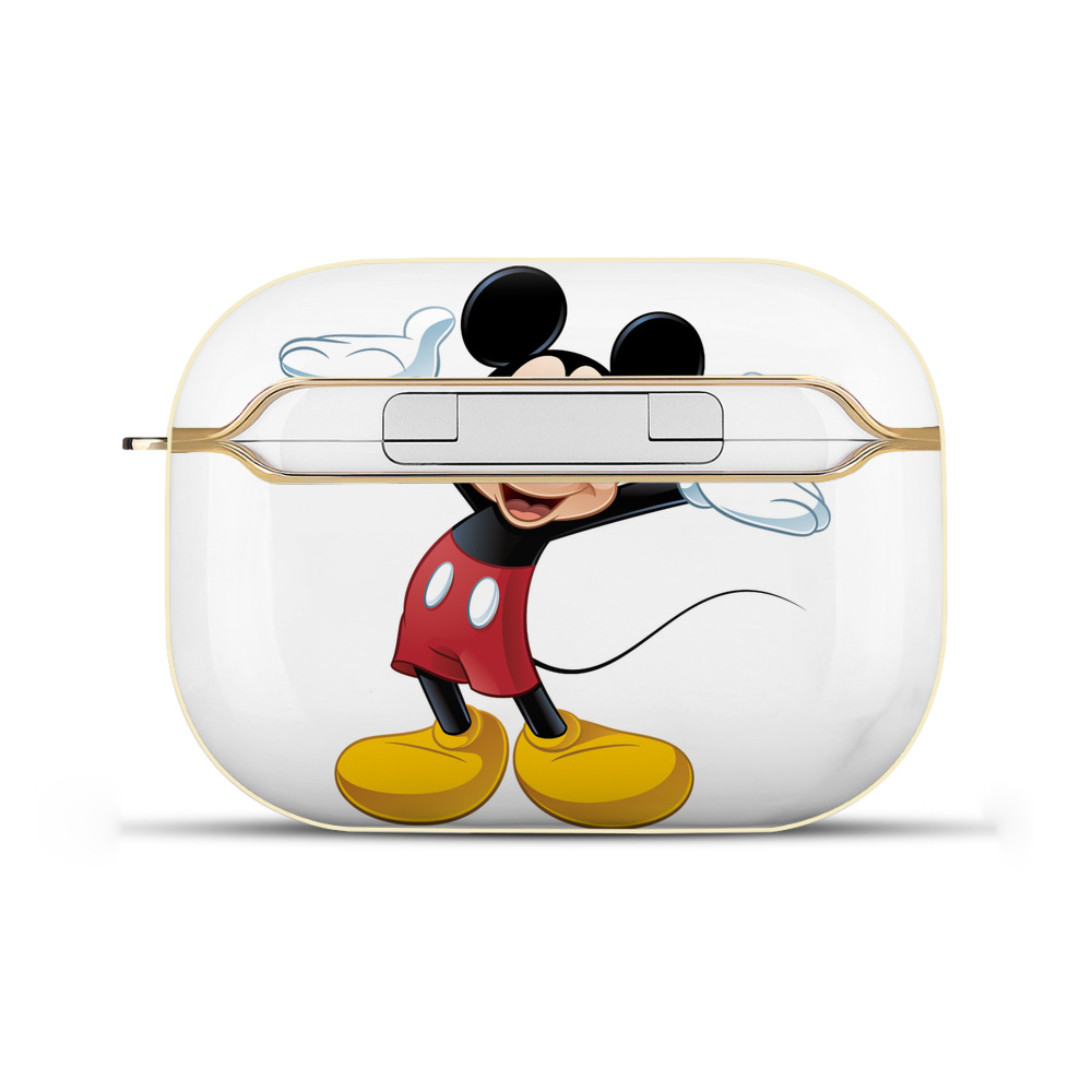 （画像用） ミッキーマウス Mickey Mouse 【AirPods Pro用】ハードシェル保護ケース｜耐衝撃・防指紋・カラビナ付き商品仕様
