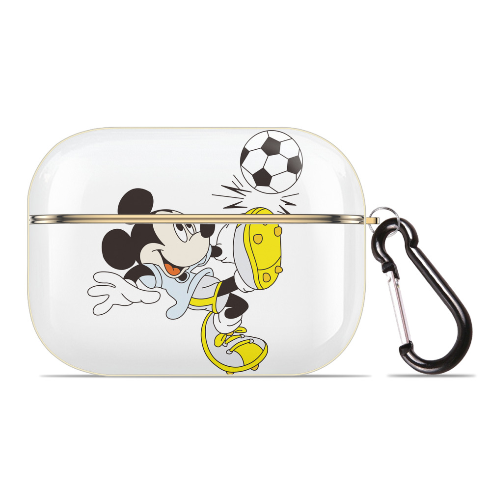 （画像用） ミッキーマウス Mickey Mouse 【AirPods Pro用】ハードシェル保護ケース｜耐衝撃・防指紋・カラビナ付き商品仕様