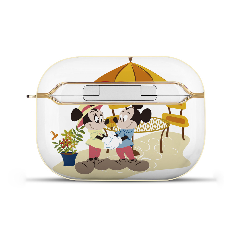 （画像用） ミッキーマウス Mickey Mouse 【AirPods Pro用】ハードシェル保護ケース｜耐衝撃・防指紋・カラビナ付き商品仕様