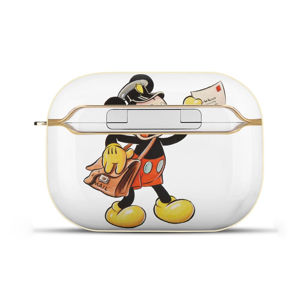 （画像用） ミッキーマウス Mickey Mouse 【AirPods Pro用】ハードシェル保護ケース｜耐衝撃・防指紋・カラビナ付き商品仕様