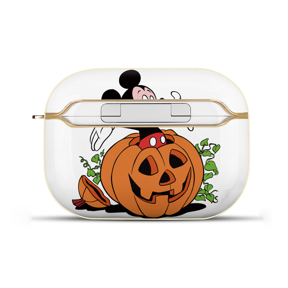 （画像用） ミッキーマウス Mickey Mouse 【AirPods Pro用】ハードシェル保護ケース｜耐衝撃・防指紋・カラビナ付き商品仕様