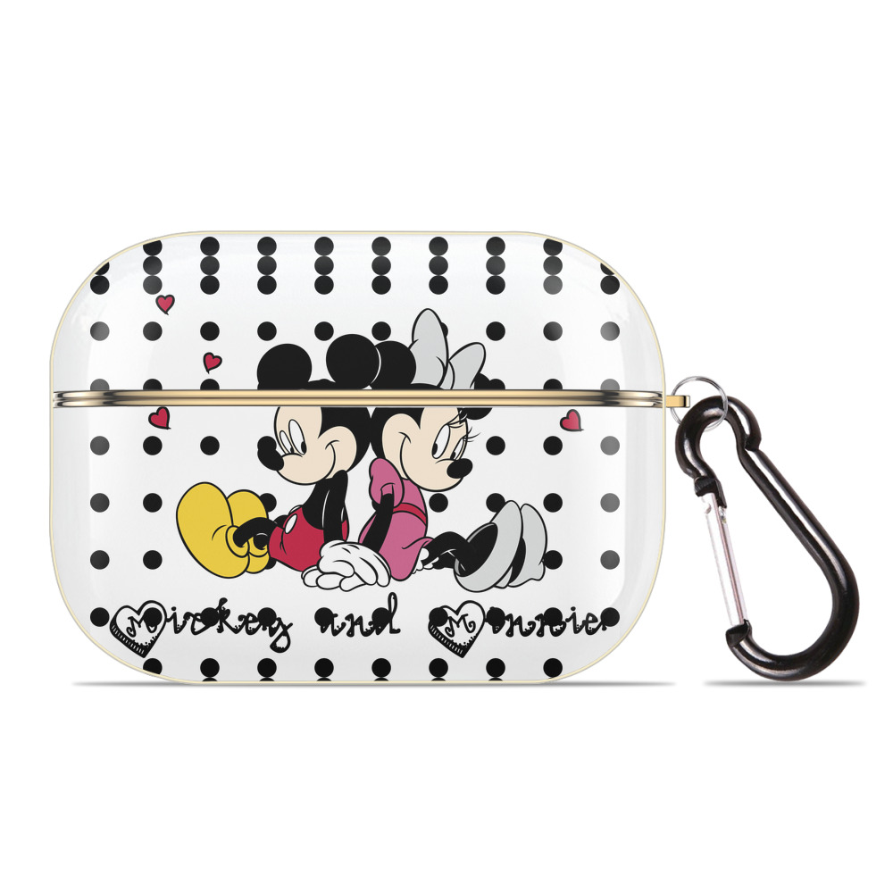 （画像用） ミッキーマウス Mickey Mouse 【AirPods Pro用】ハードシェル保護ケース｜耐衝撃・防指紋・カラビナ付き商品仕様