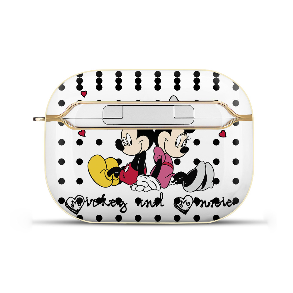 （画像用） ミッキーマウス Mickey Mouse 【AirPods Pro用】ハードシェル保護ケース｜耐衝撃・防指紋・カラビナ付き商品仕様