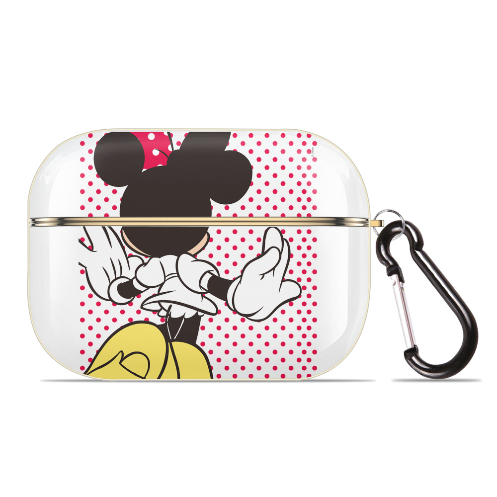 （画像用） ミッキーマウス Mickey Mouse 【AirPods Pro用】ハードシェル保護ケース｜耐衝撃・防指紋・カラビナ付き商品仕様