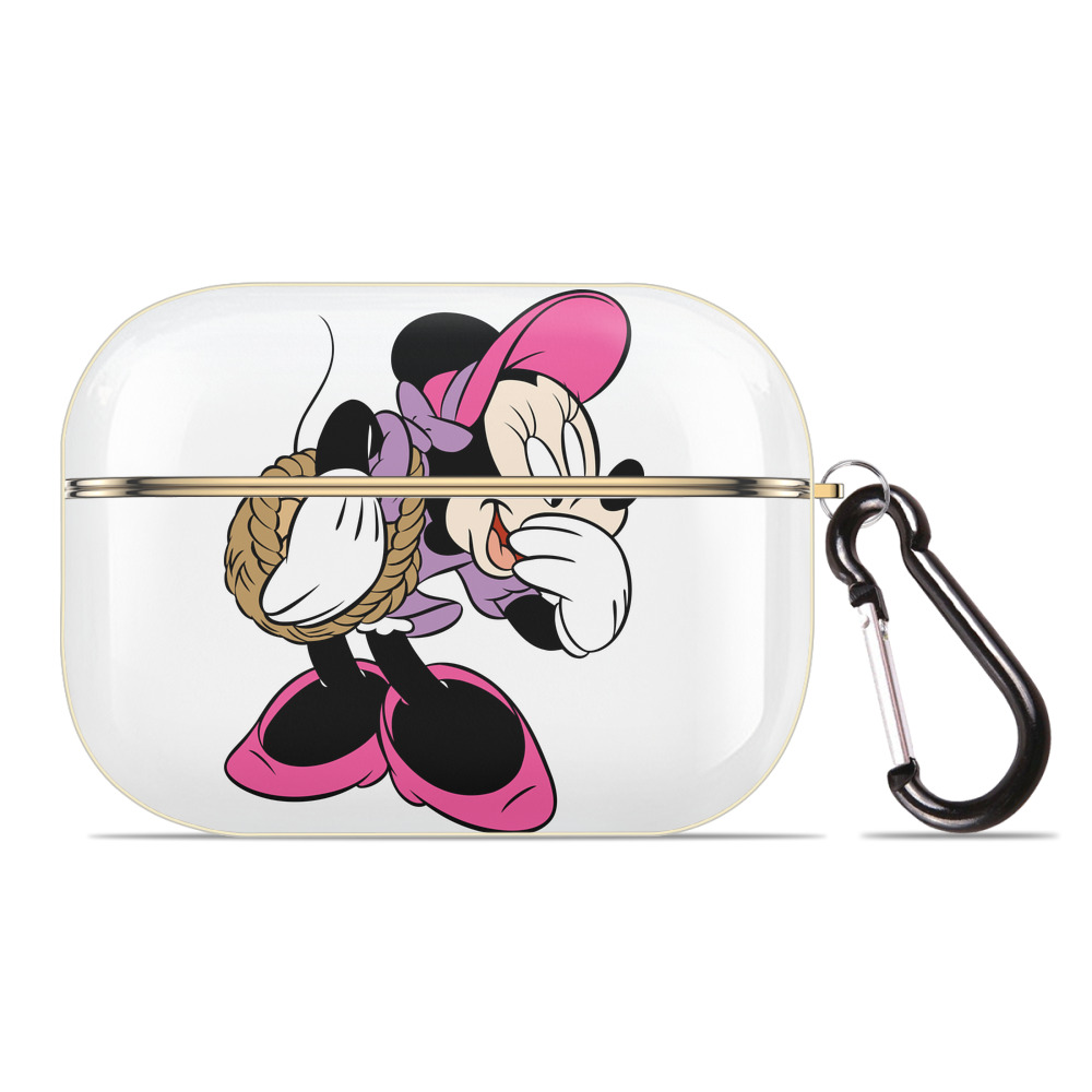 （画像用） ミッキーマウス Mickey Mouse 【AirPods Pro用】ハードシェル保護ケース｜耐衝撃・防指紋・カラビナ付き商品仕様