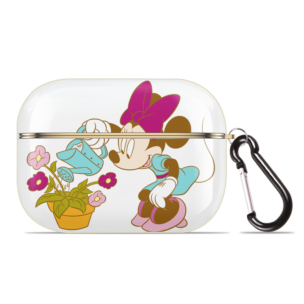 （画像用） ミッキーマウス Mickey Mouse 【AirPods Pro用】ハードシェル保護ケース｜耐衝撃・防指紋・カラビナ付き商品仕様