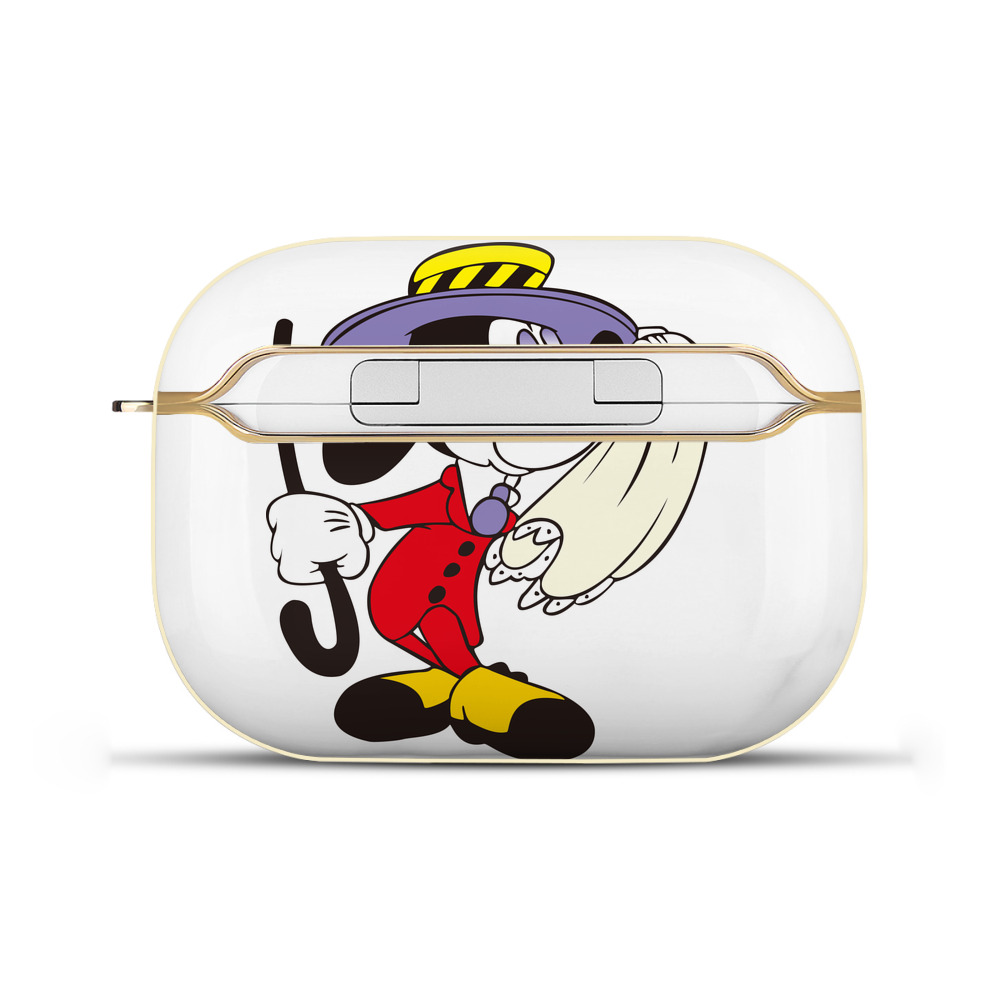 （画像用） ミッキーマウス Mickey Mouse 【AirPods Pro用】ハードシェル保護ケース｜耐衝撃・防指紋・カラビナ付き商品仕様