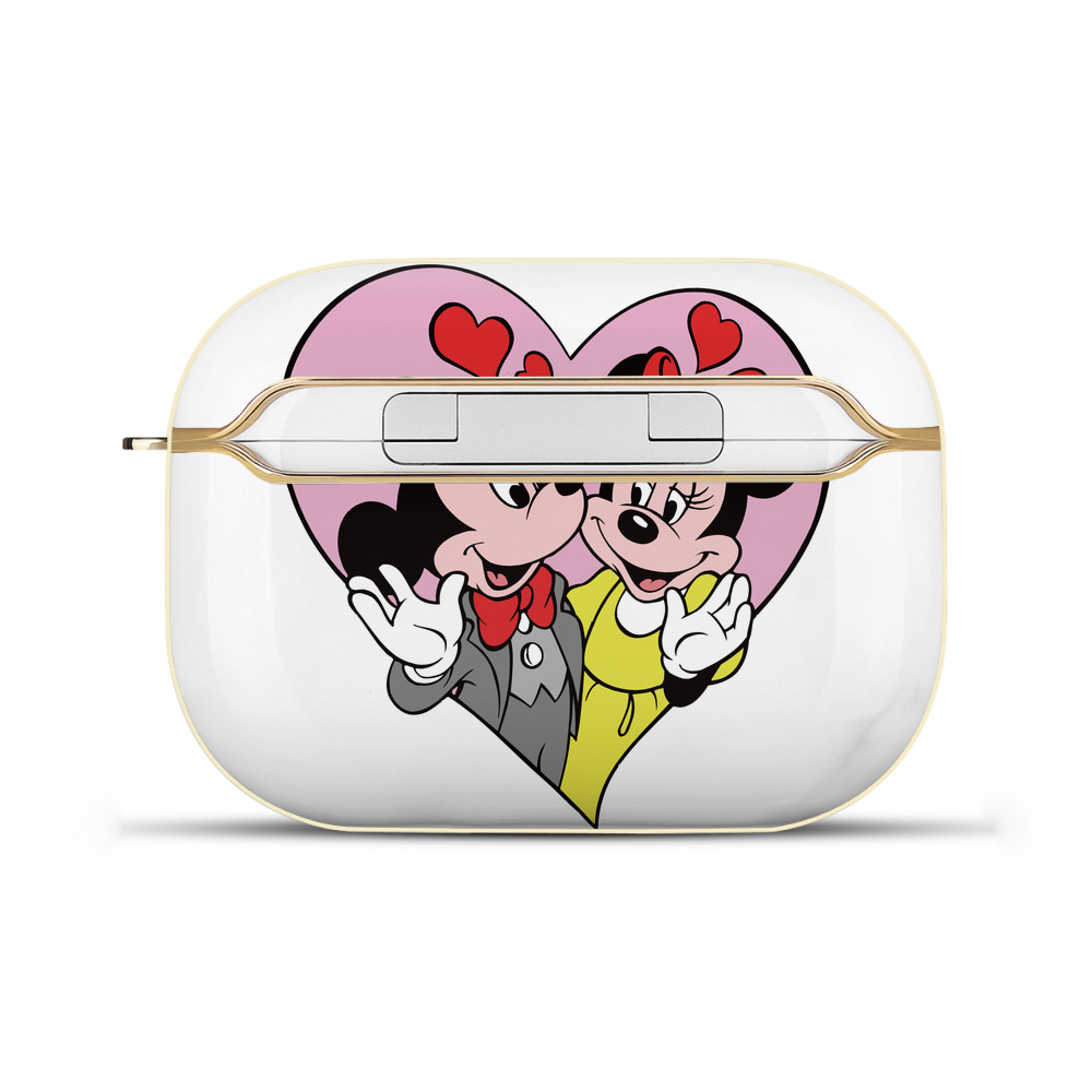 （画像用） ミッキーマウス Mickey Mouse 【AirPods Pro用】ハードシェル保護ケース｜耐衝撃・防指紋・カラビナ付き商品仕様