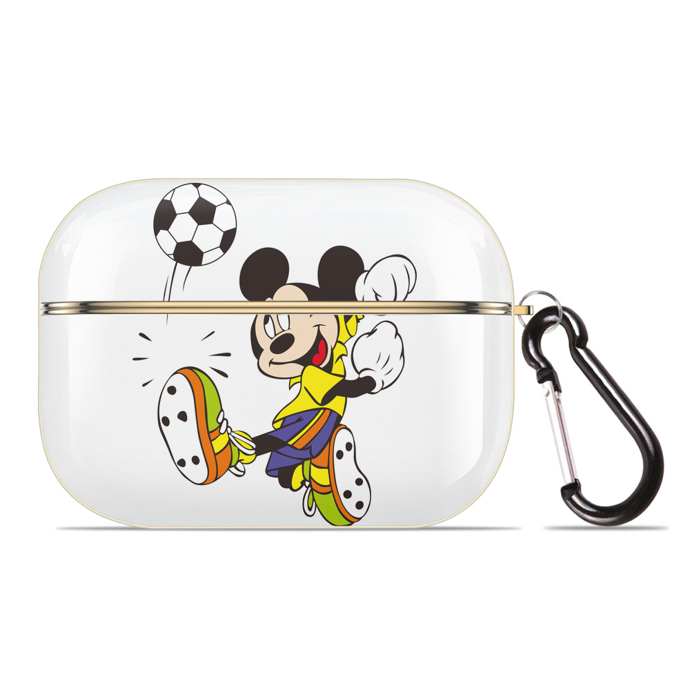 （画像用） ミッキーマウス Mickey Mouse 【AirPods Pro用】ハードシェル保護ケース｜耐衝撃・防指紋・カラビナ付き商品仕様