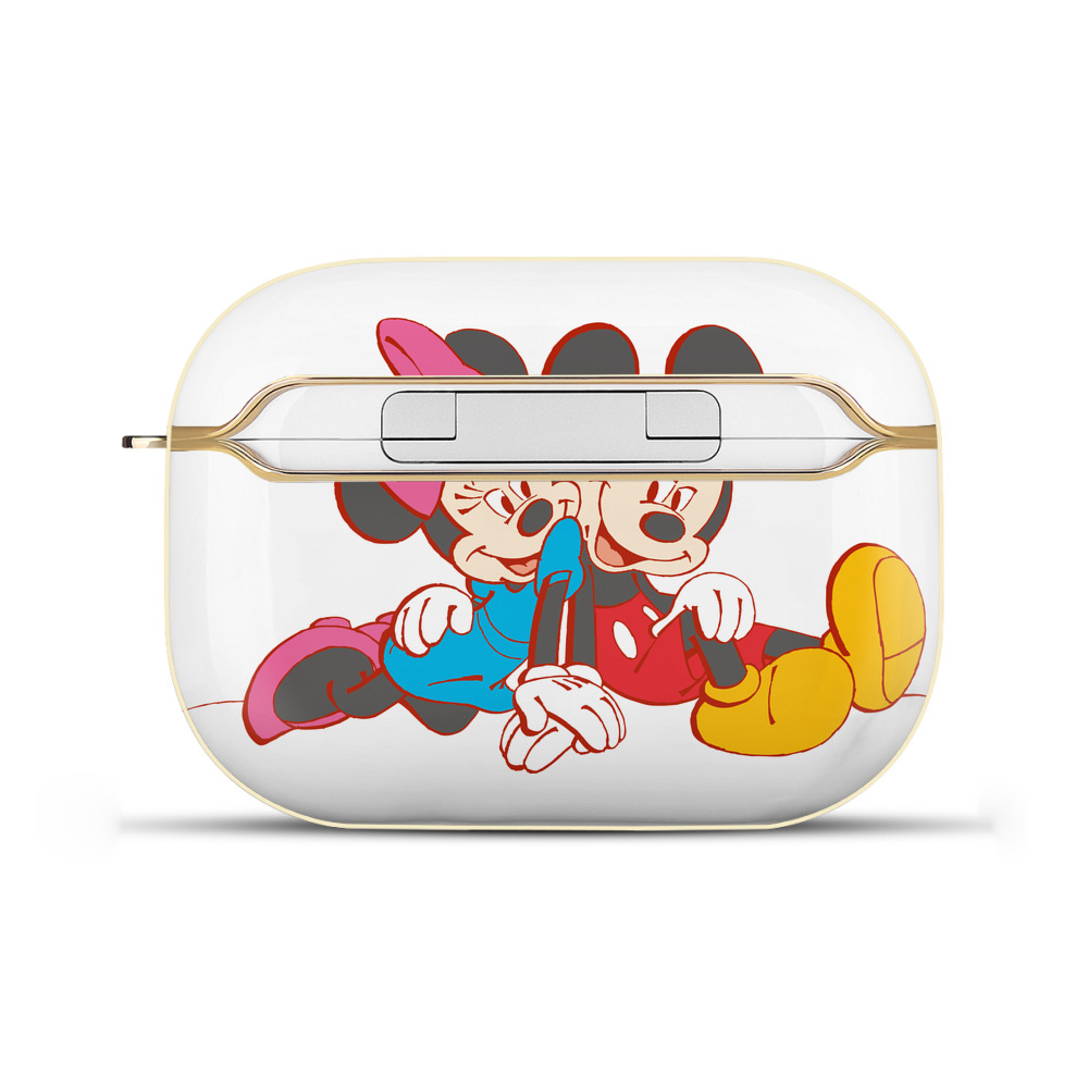 （画像用） ミッキーマウス Mickey Mouse 【AirPods Pro用】ハードシェル保護ケース｜耐衝撃・防指紋・カラビナ付き商品仕様