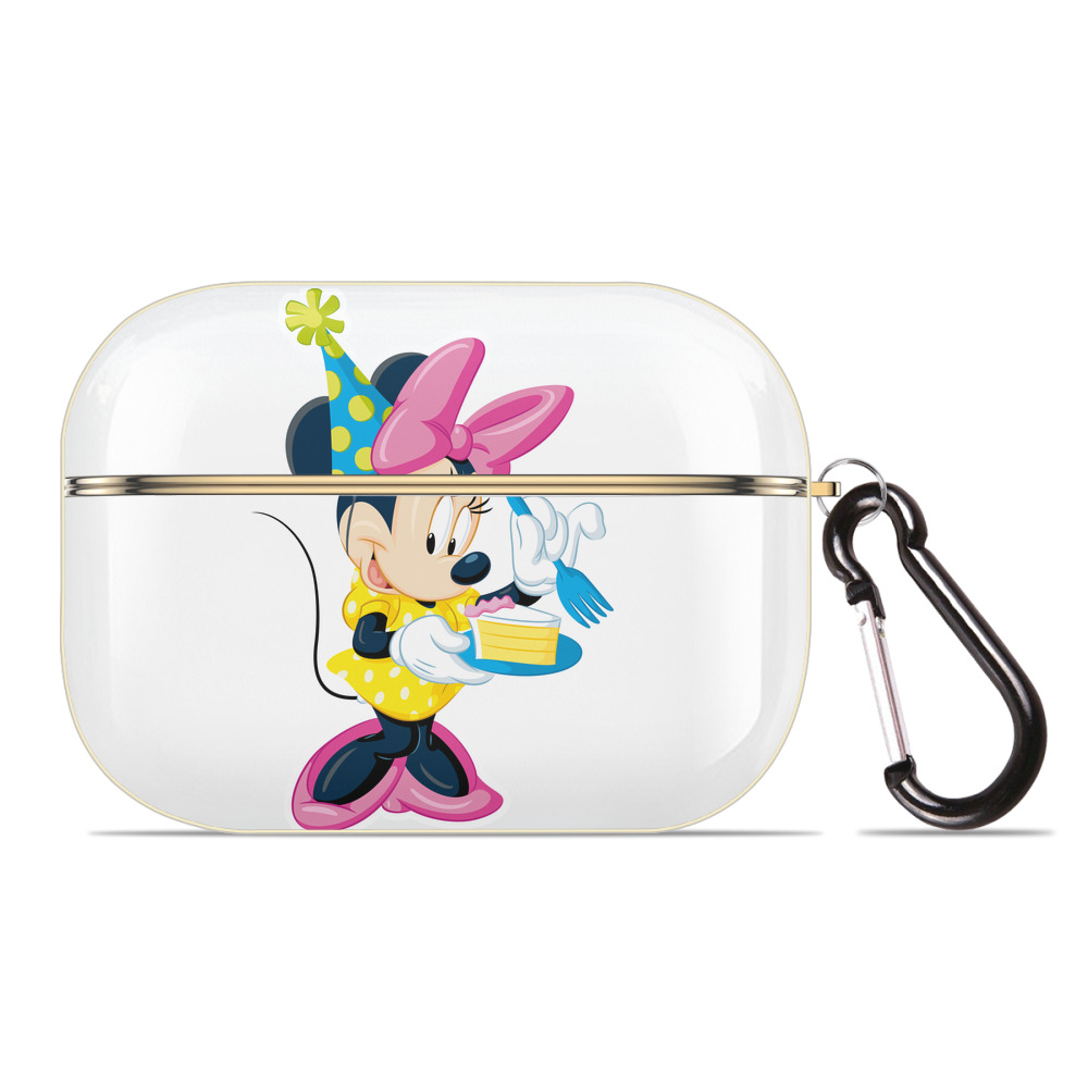 （画像用） ミッキーマウス Mickey Mouse 【AirPods Pro用】ハードシェル保護ケース｜耐衝撃・防指紋・カラビナ付き商品仕様