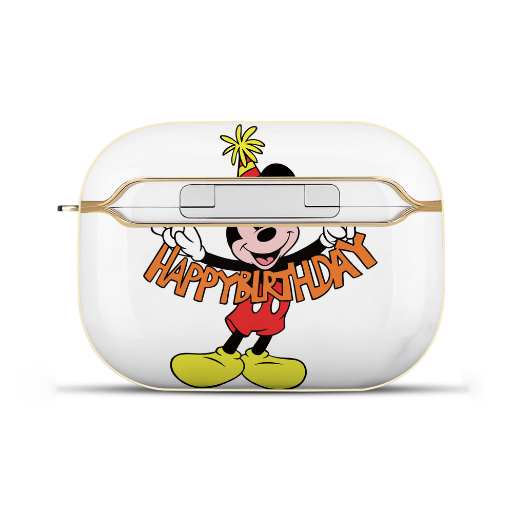（画像用） ミッキーマウス Mickey Mouse 【AirPods Pro用】ハードシェル保護ケース｜耐衝撃・防指紋・カラビナ付き商品仕様