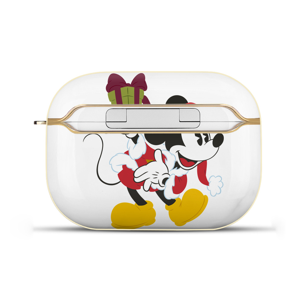 （画像用） ミッキーマウス Mickey Mouse 【AirPods Pro用】ハードシェル保護ケース｜耐衝撃・防指紋・カラビナ付き商品仕様