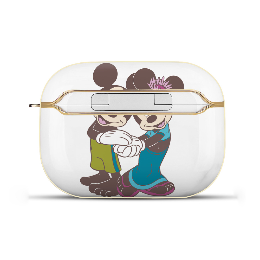 （画像用） ミッキーマウス Mickey Mouse 【AirPods Pro用】ハードシェル保護ケース｜耐衝撃・防指紋・カラビナ付き商品仕様