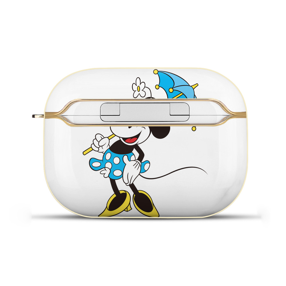 （画像用） ミッキーマウス Mickey Mouse 【AirPods Pro用】ハードシェル保護ケース｜耐衝撃・防指紋・カラビナ付き商品仕様