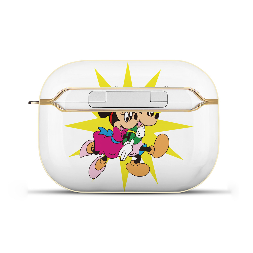 （画像用） ミッキーマウス Mickey Mouse 【AirPods Pro用】ハードシェル保護ケース｜耐衝撃・防指紋・カラビナ付き商品仕様