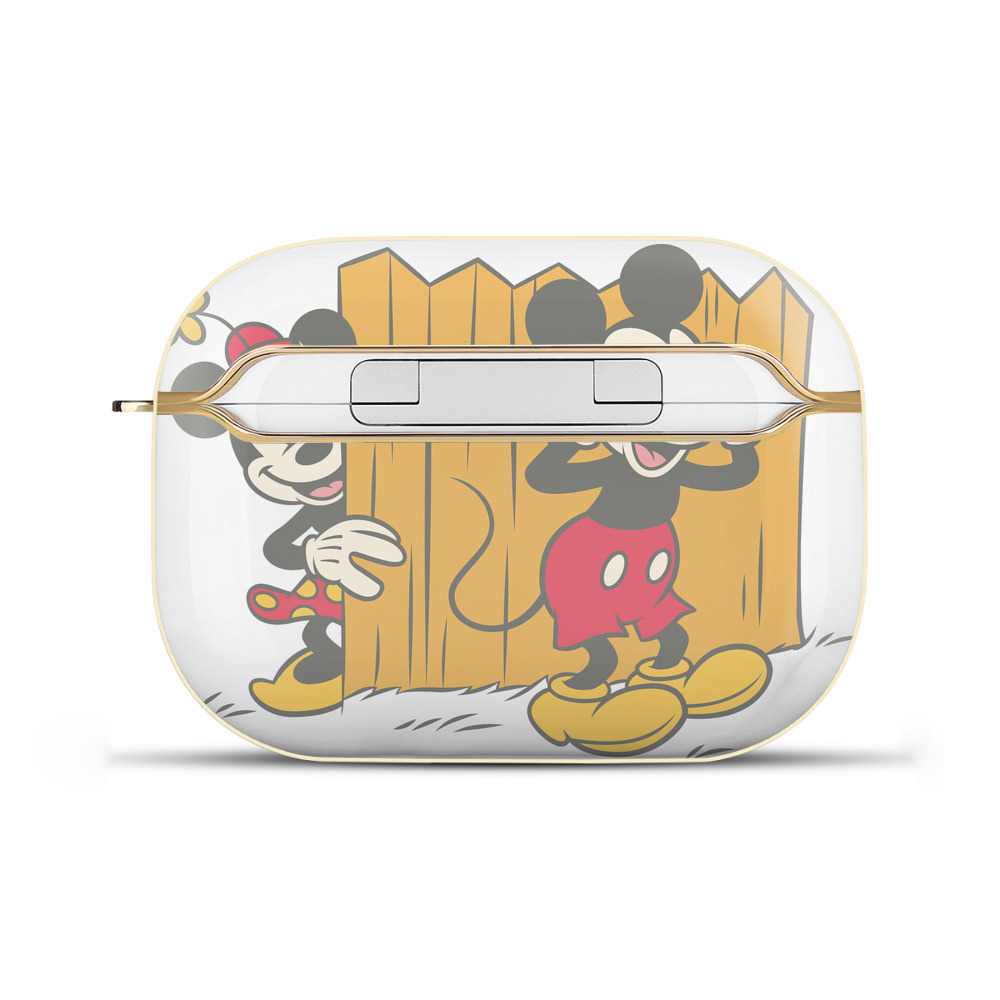 （画像用） ミッキーマウス Mickey Mouse 【AirPods Pro用】ハードシェル保護ケース｜耐衝撃・防指紋・カラビナ付き商品仕様