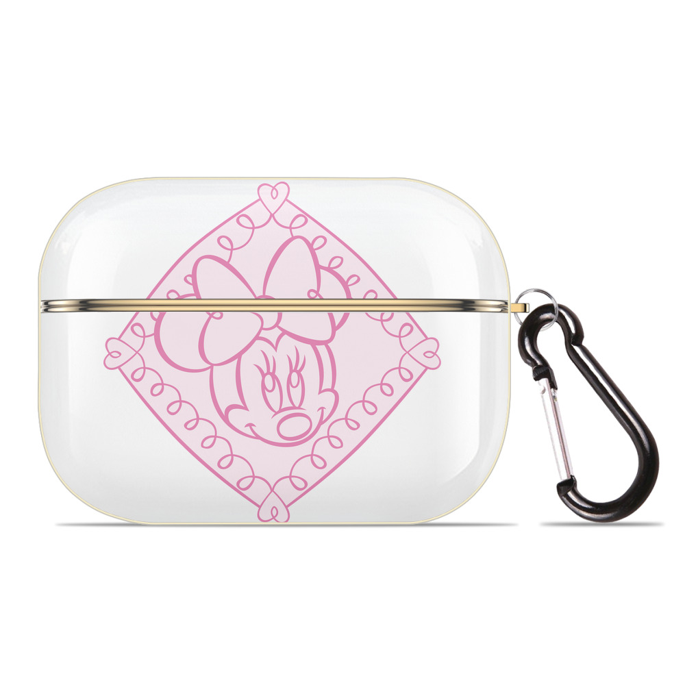 （画像用） ミッキーマウス Mickey Mouse 【AirPods Pro用】ハードシェル保護ケース｜耐衝撃・防指紋・カラビナ付き商品仕様