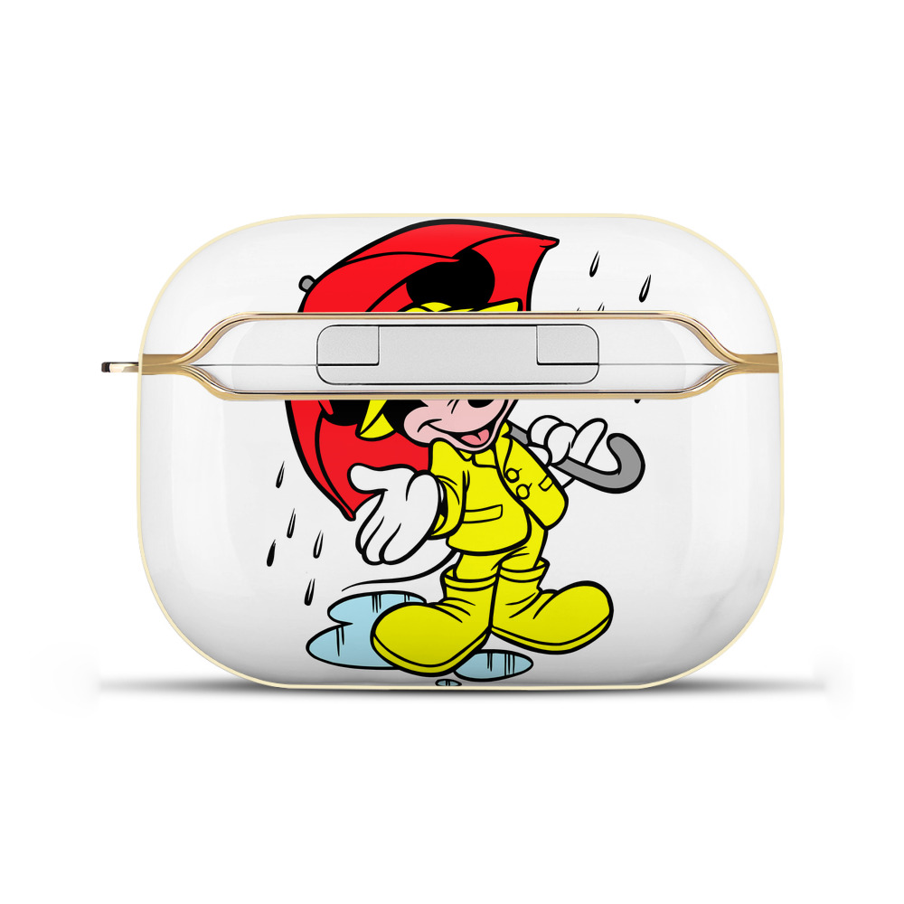 （画像用） ミッキーマウス Mickey Mouse 【AirPods Pro用】ハードシェル保護ケース｜耐衝撃・防指紋・カラビナ付き商品仕様
