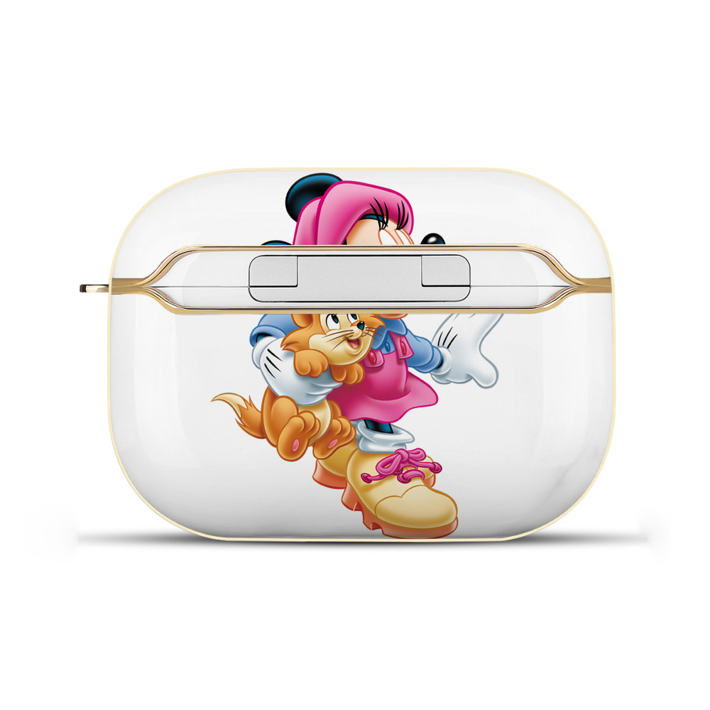 （画像用） ミッキーマウス Mickey Mouse 【AirPods Pro用】ハードシェル保護ケース｜耐衝撃・防指紋・カラビナ付き商品仕様