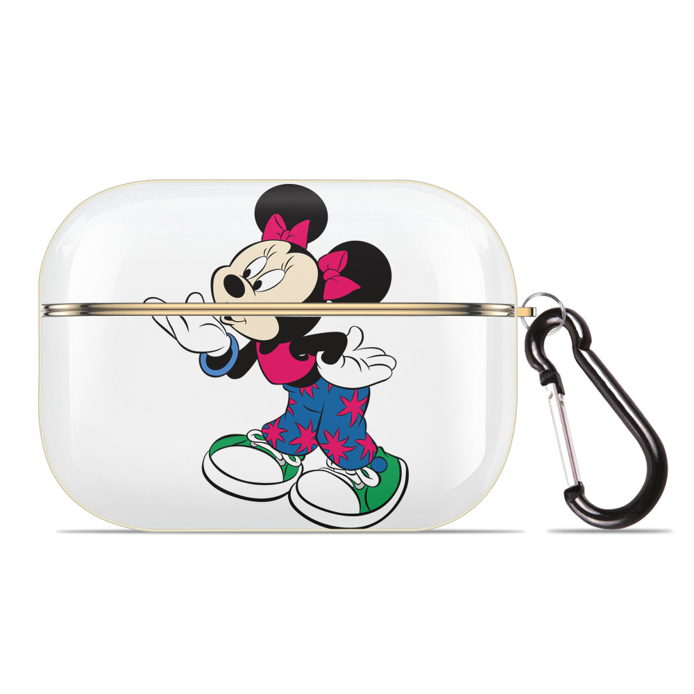 （画像用） ミッキーマウス Mickey Mouse 【AirPods Pro用】ハードシェル保護ケース｜耐衝撃・防指紋・カラビナ付き商品仕様