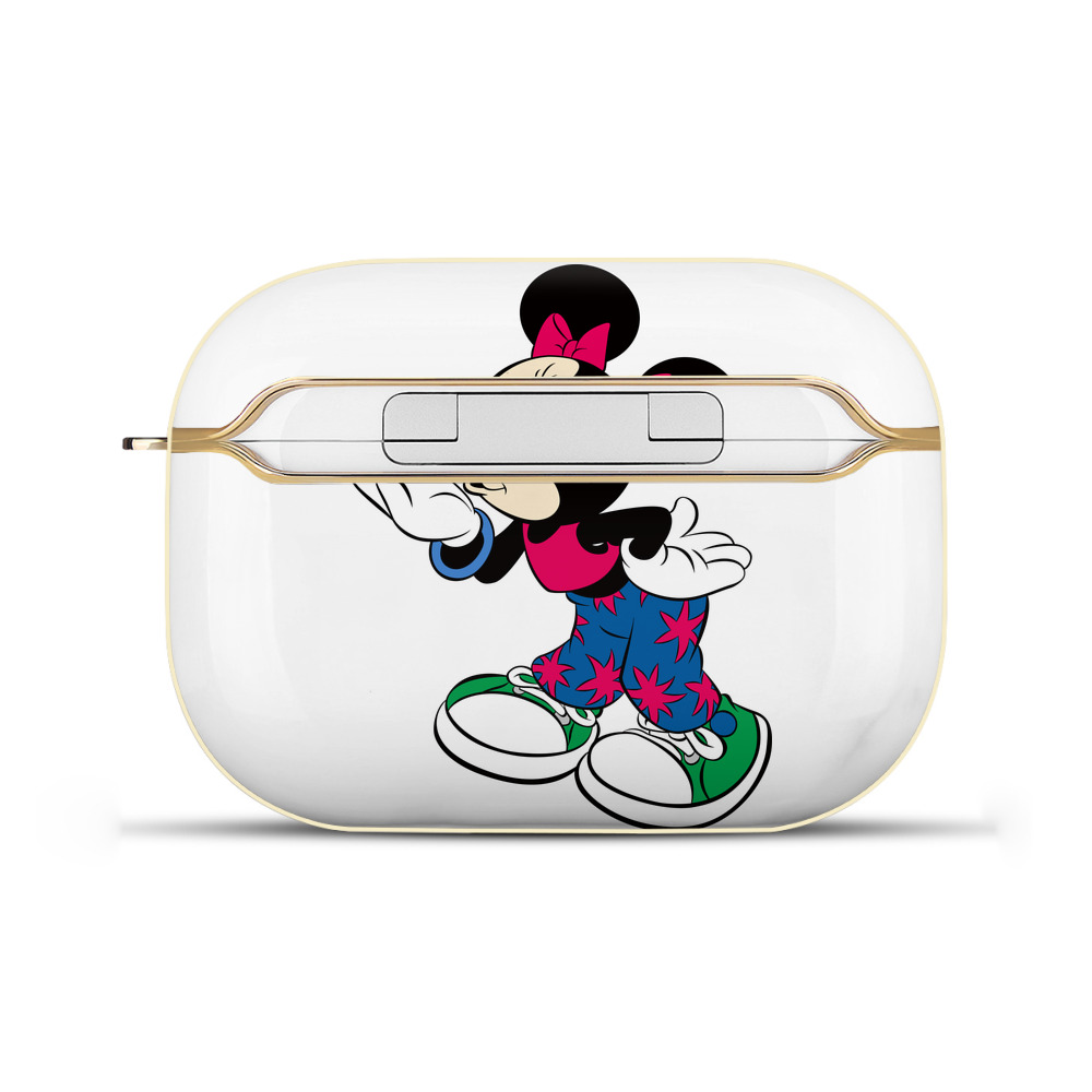 （画像用） ミッキーマウス Mickey Mouse 【AirPods Pro用】ハードシェル保護ケース｜耐衝撃・防指紋・カラビナ付き商品仕様