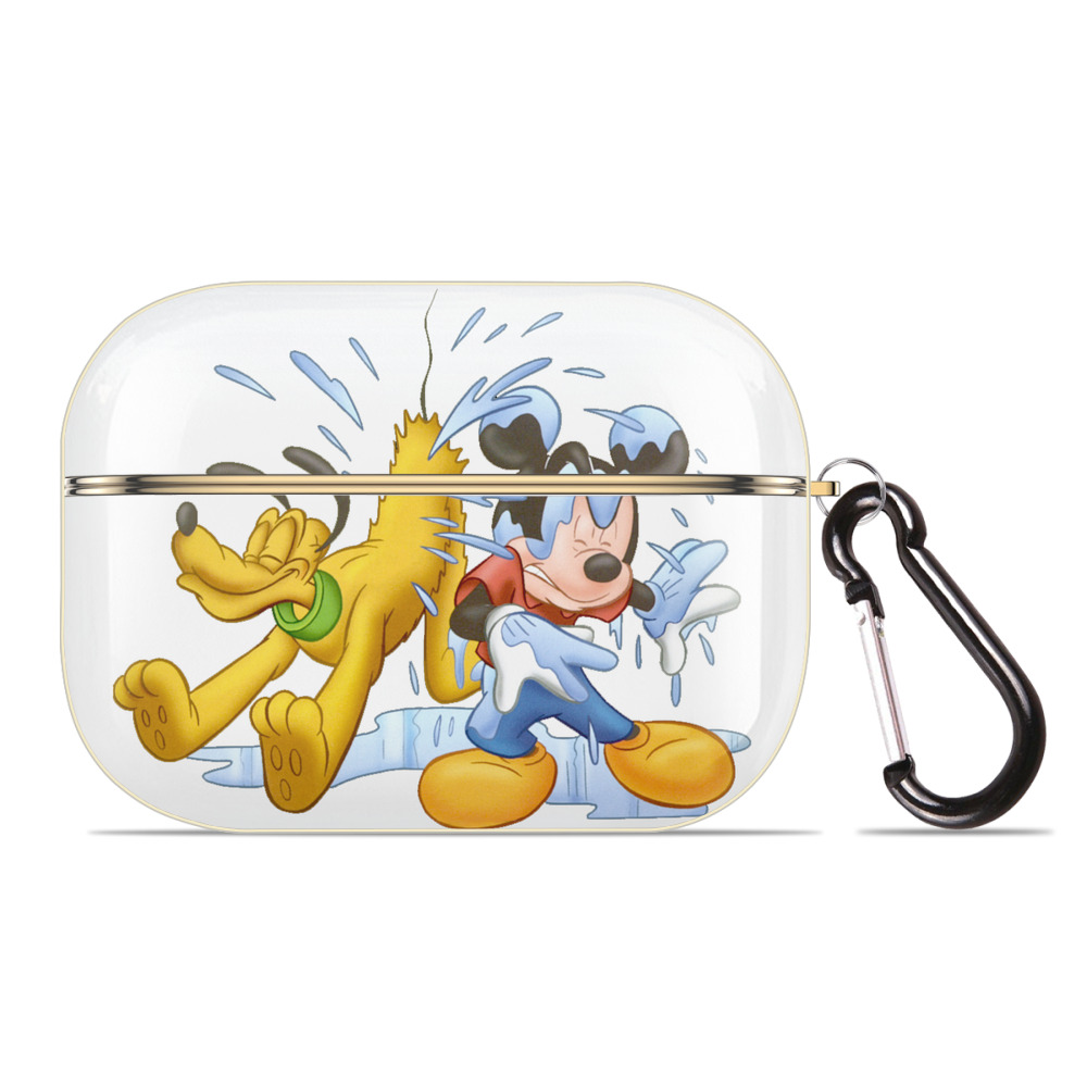 （画像用） ミッキーマウス Mickey Mouse 【AirPods Pro用】ハードシェル保護ケース｜耐衝撃・防指紋・カラビナ付き商品仕様