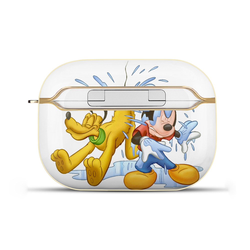 （画像用） ミッキーマウス Mickey Mouse 【AirPods Pro用】ハードシェル保護ケース｜耐衝撃・防指紋・カラビナ付き商品仕様