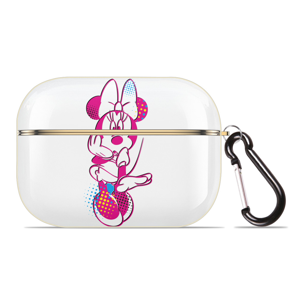 （画像用） ミッキーマウス Mickey Mouse 【AirPods Pro用】ハードシェル保護ケース｜耐衝撃・防指紋・カラビナ付き商品仕様